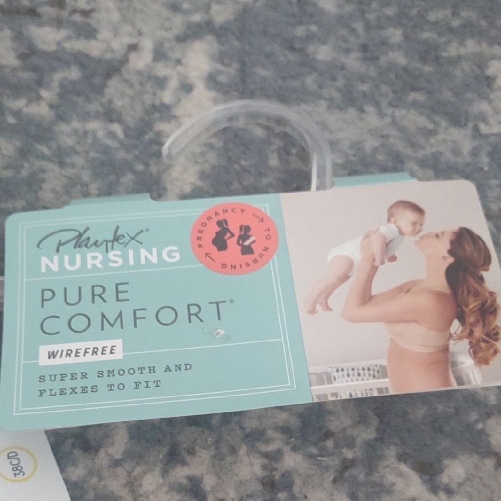 Playtex Pure Comfort Nursing Bra - Cream - Picture 2 of 9